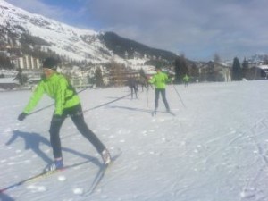 Kathy mit Schwung ins Langlaufglück